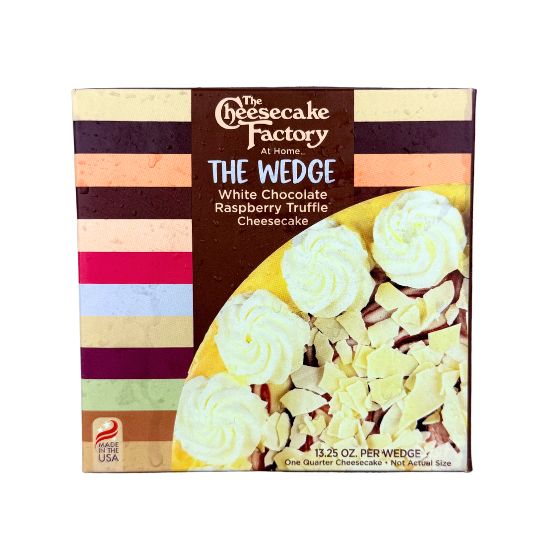 The Cheesecake Factory White Chocolate Raspberry Truffle Cheesecake Wedge 359g